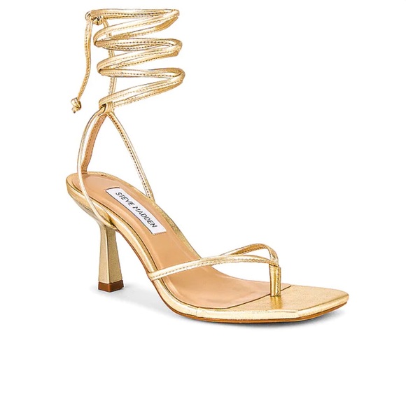Steve Madden Shoes Steve Madden Khari Heel In Gold Poshmark
